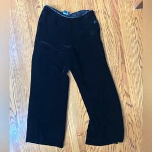 Black Velvet wide leg pants by Ann Taylor